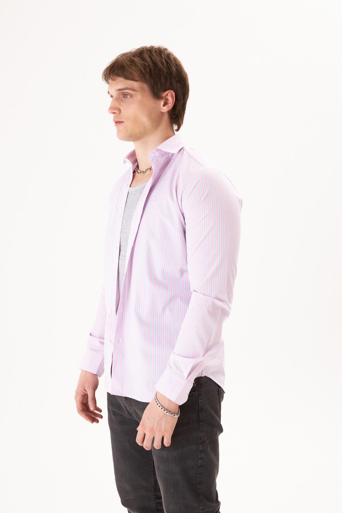 Camisa LS Slim Lines